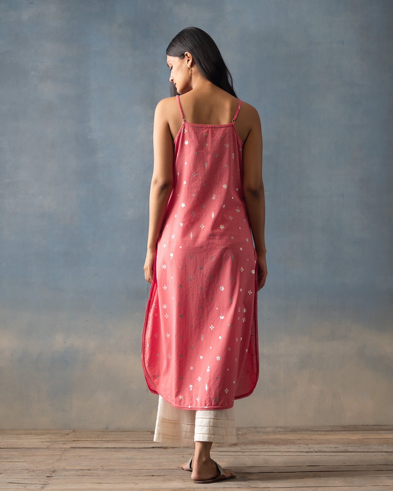 Vintage Camisole Slip - Deep Pink