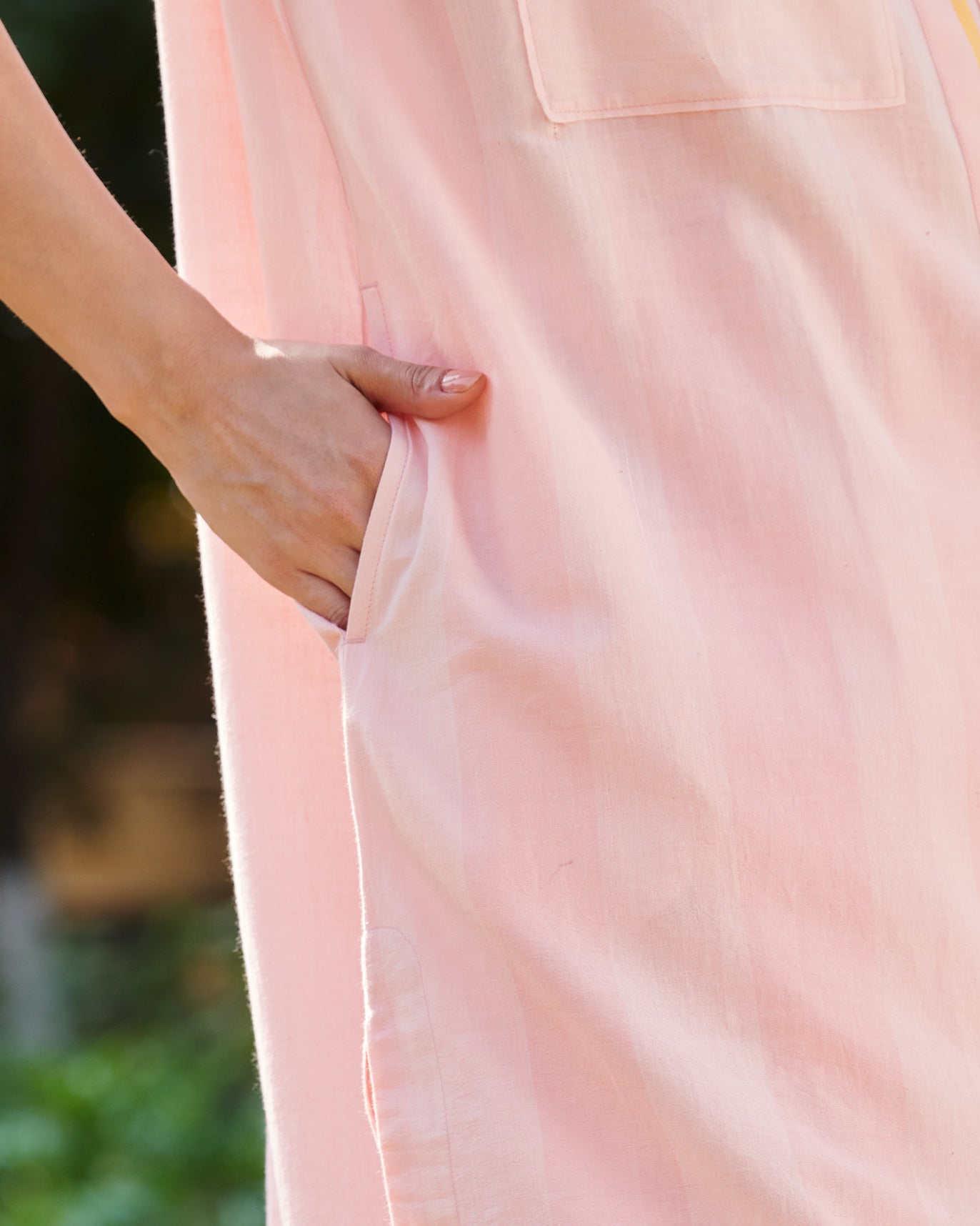 Boxy Long Shirt - Pink
