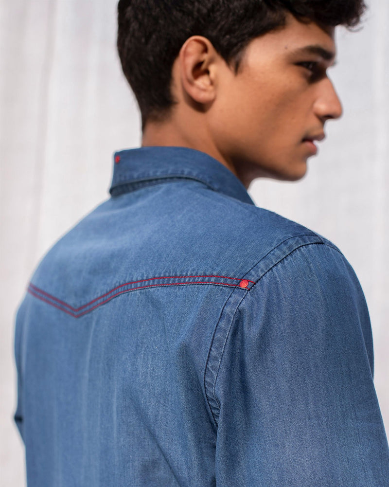Crew Shirt - Blue