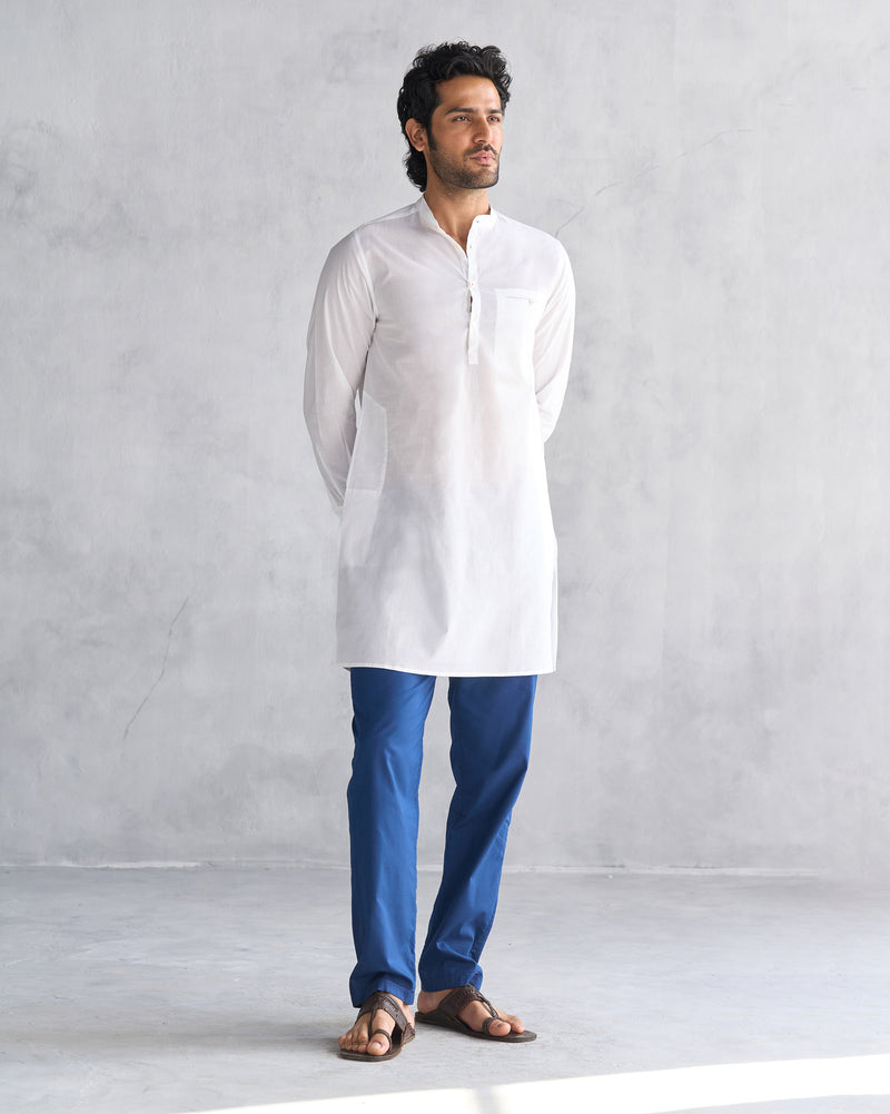 Pondicherry Kurta - White