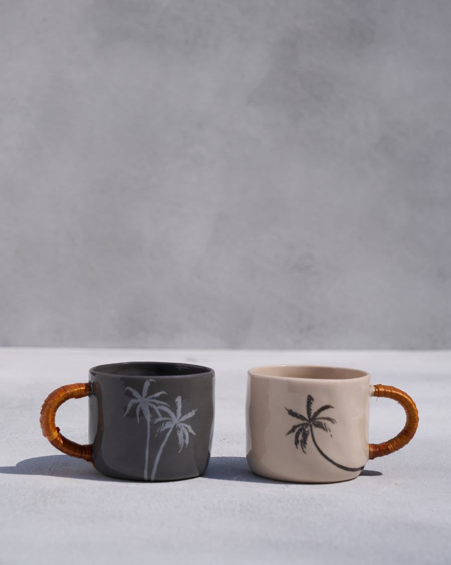 The Mandovi Mugs with their woven handles.