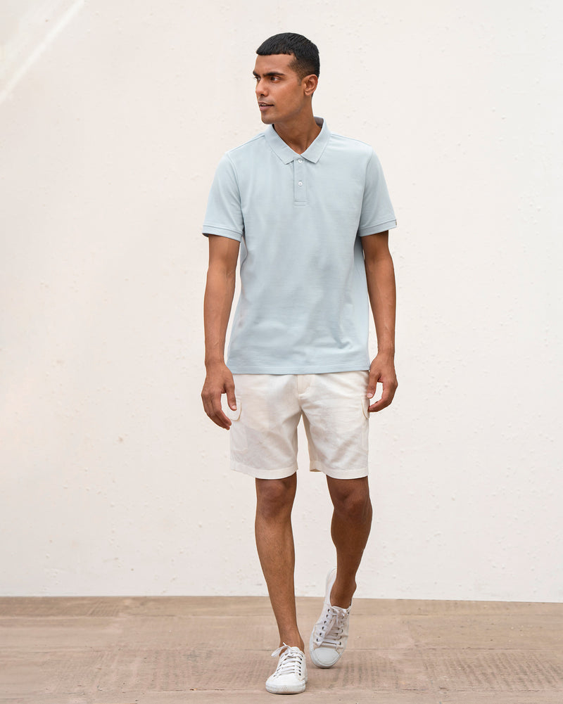 Polo T-shirt - Ice Blue