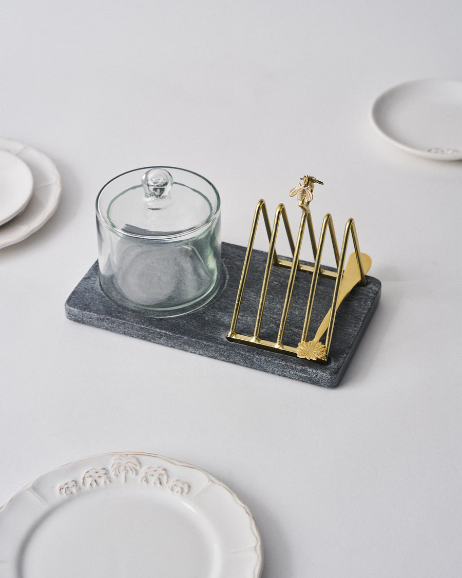 The Mahi Breakfast Tray set for serving.