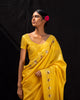 Galaxy Sari- Yellow & Gold