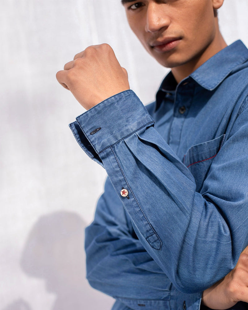 Crew Shirt - Blue