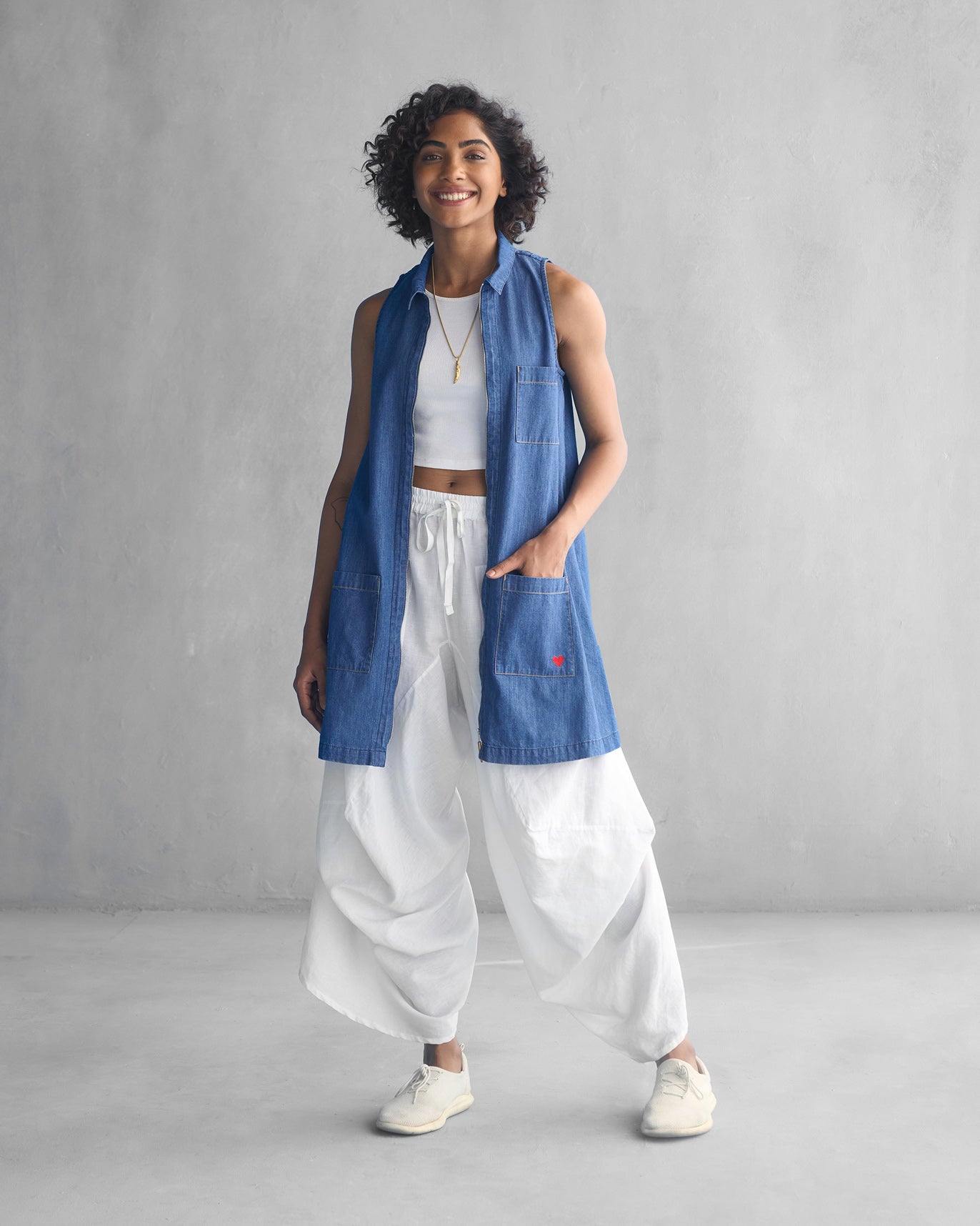 Aung Dress - Blue