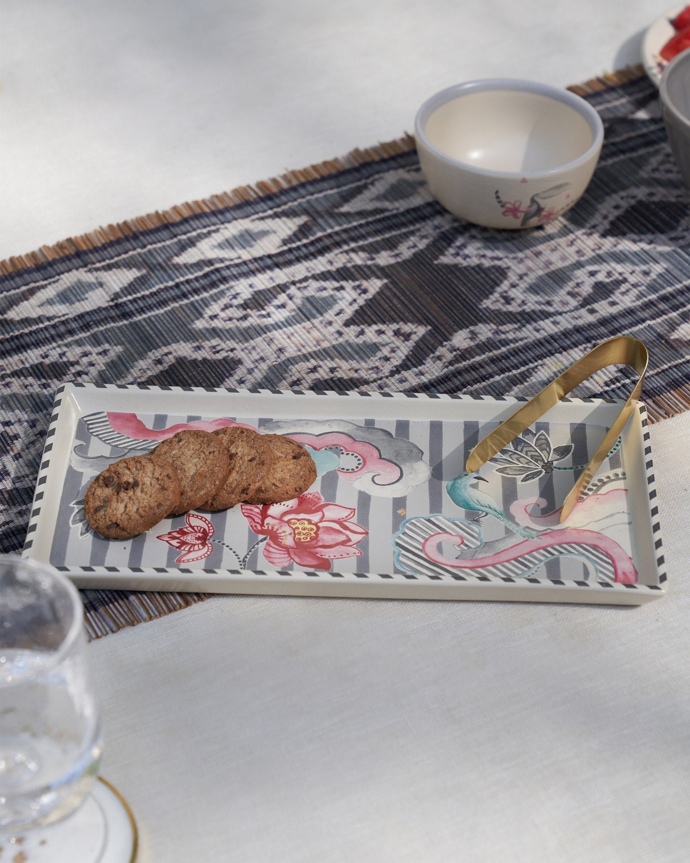 Bliss Cookie Tray with Tongs